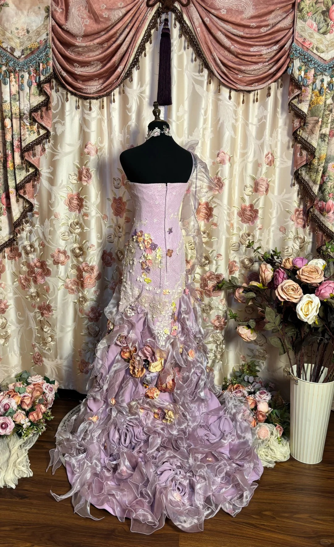 Robe de mariée longue et élégante style princesse fg7357