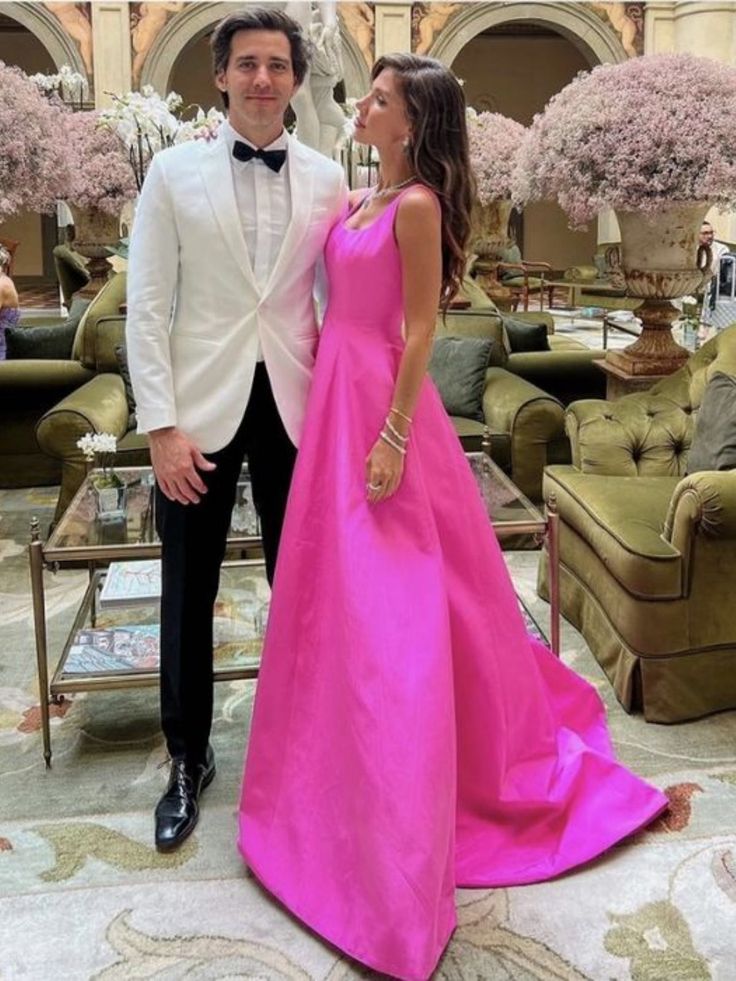 Elegante Hot Pink Lange Ballkleider fg2343