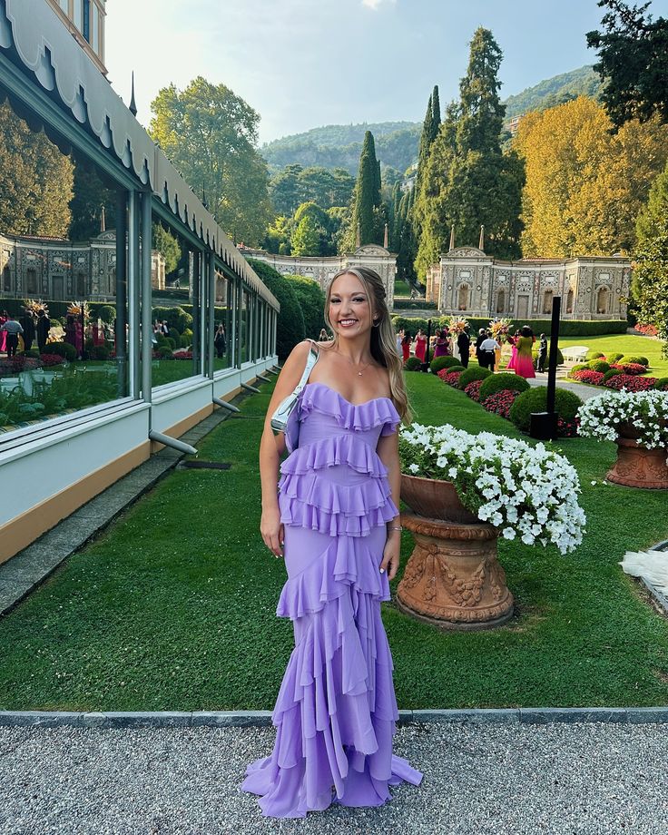 Lavender Long Prom Dress, Elegant Evening Party Dress fg7332