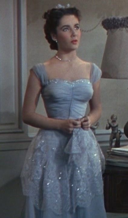 Robe de soirée longue bleue style trapèze vintage fg7200