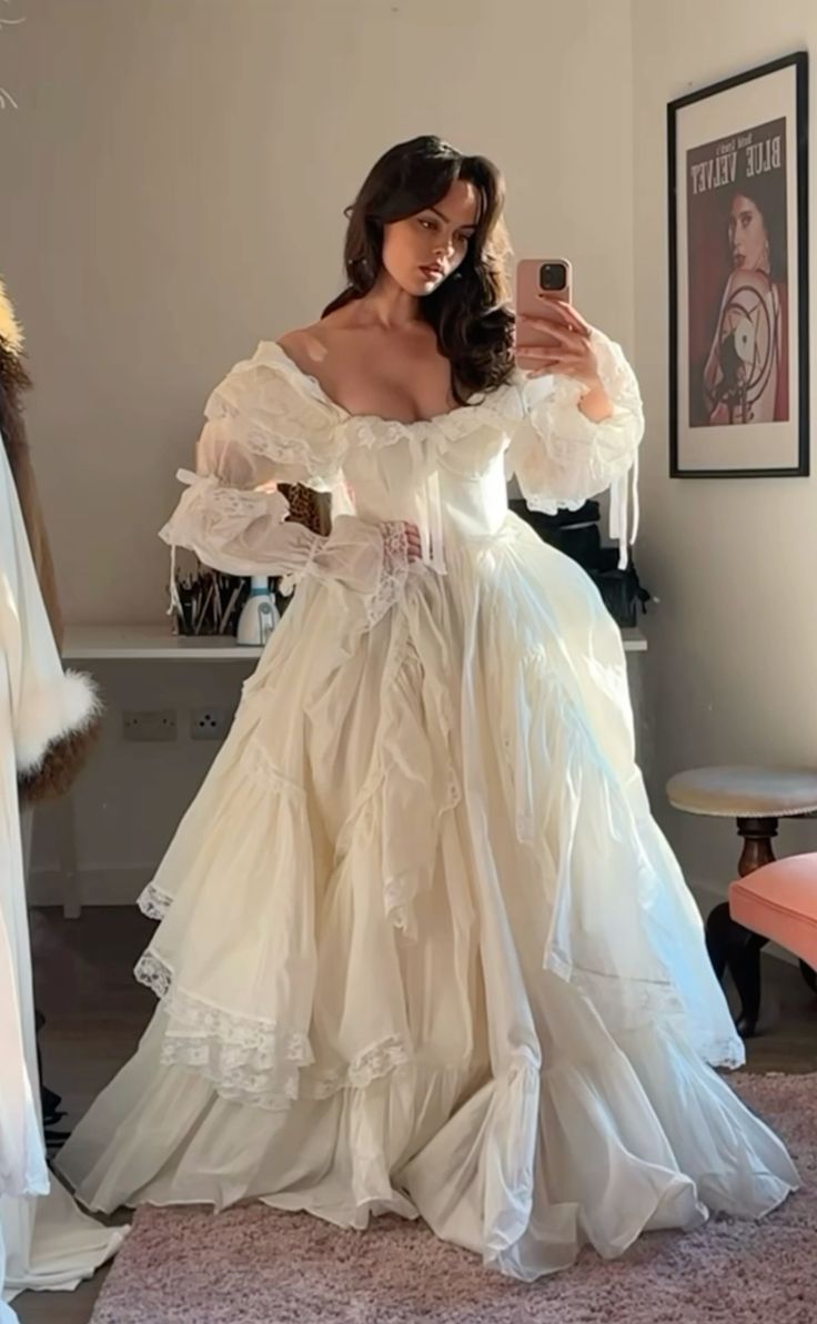 A Line Long Sleeves Off Shoulder Long Wedding Dresses Evening Gown fg7 formalgowns A Line Long Sleeves Off Shoulder Long Wedding Dresses Evening Gown fg7 formalgowns