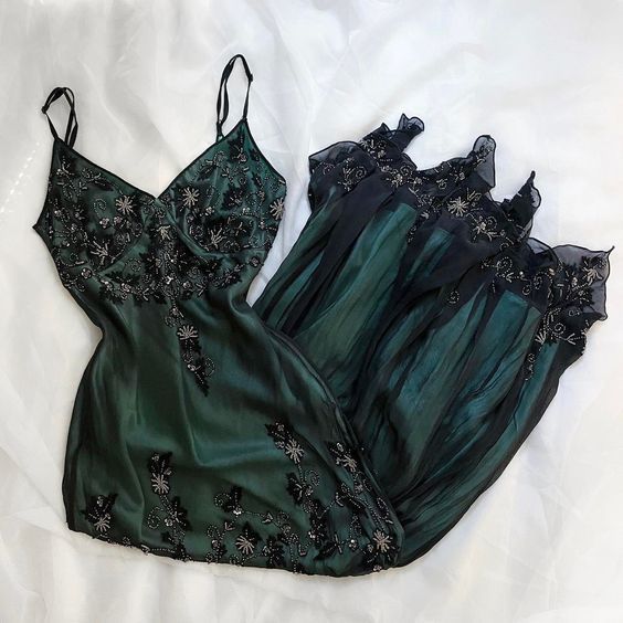 Glitzerndes langes Ballkleid in Grün/Marineblau mit Spaghettiträgern fg7144