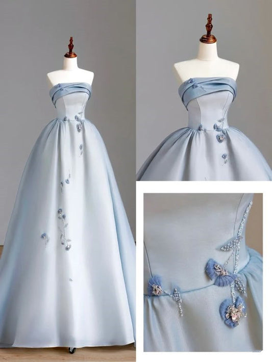 Robe de soirée longue sans bretelles fg6726