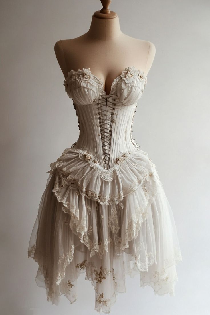 lace retro party dress Retro White Satin Lace Wedding Party Dress with Short Sleeves