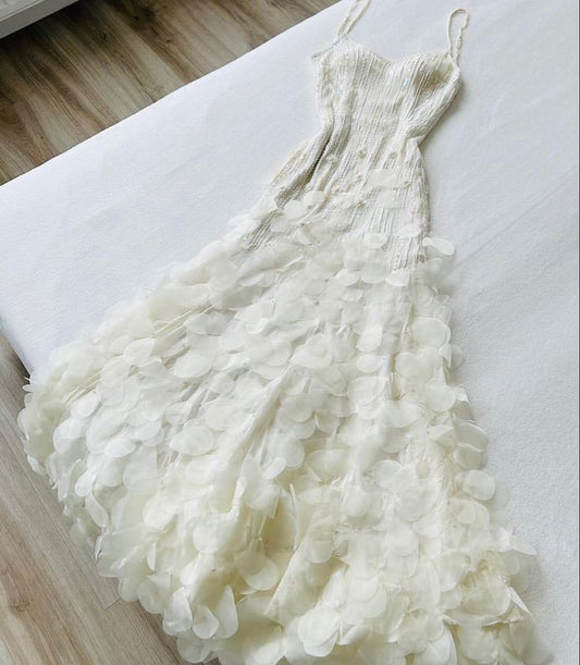 Robe de bal longue à bretelles spaghetti, nouvelle collection, fg7163
