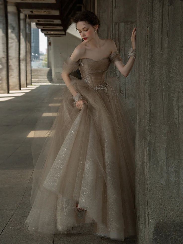 Tulle Lace Long Prom Dress, Evening Formal Dress fg7236