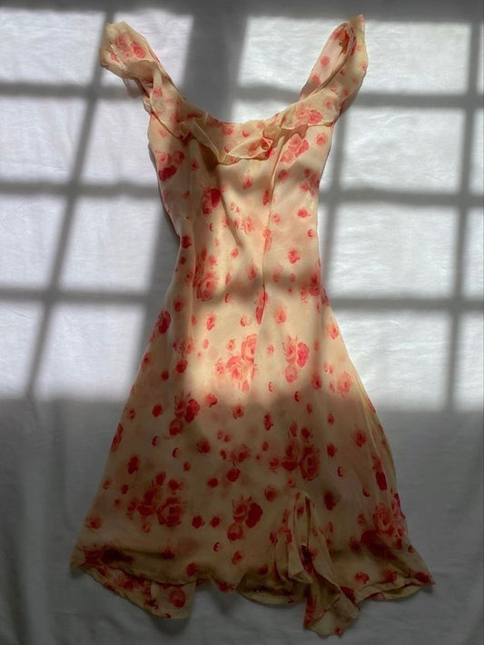 Süßes A-Linien-Kurzes Chiffon-Heimkehrkleid-Cocktailkleid fg6942