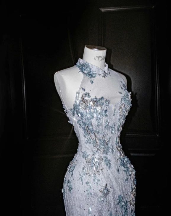 Mermaid Sequined Prom Party Dress Evening Dress Graduation Dress fg8668