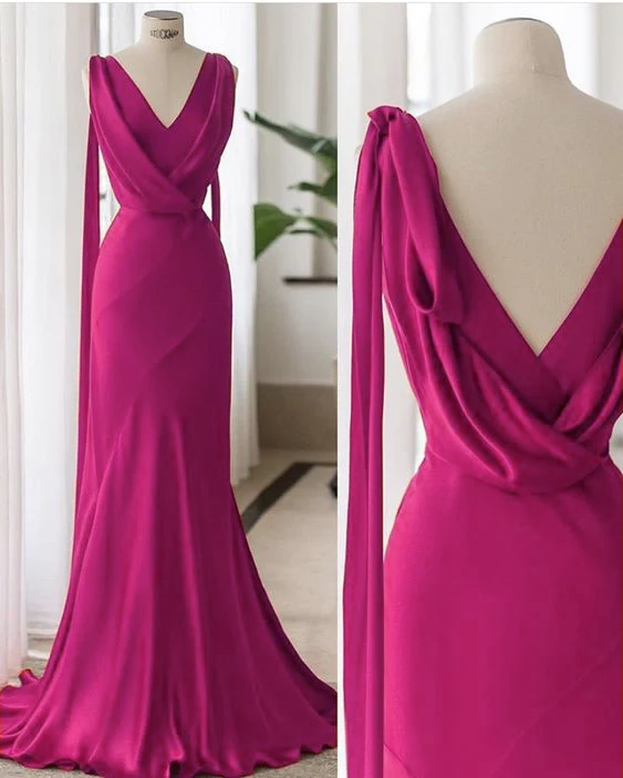 Robe de soirée rouge élégante, robe de bal fg4160