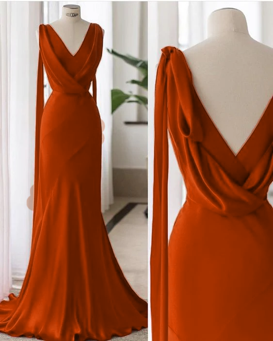 Robe de soirée rouge élégante, robe de bal fg4160
