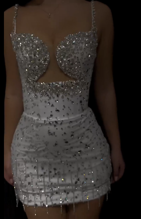Robe de soirée courte noire irrégulière, tenue d'anniversaire, robe de cocktail, fg8064