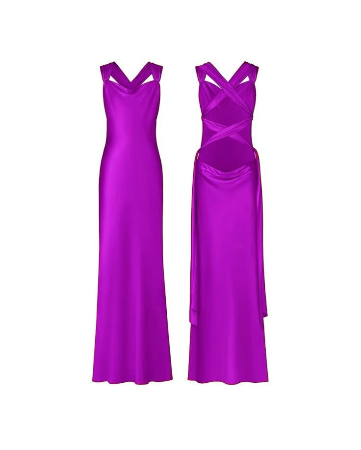 Hot Pink Long Prom Dress New Arrive Party Dress Evening Dress fg7973