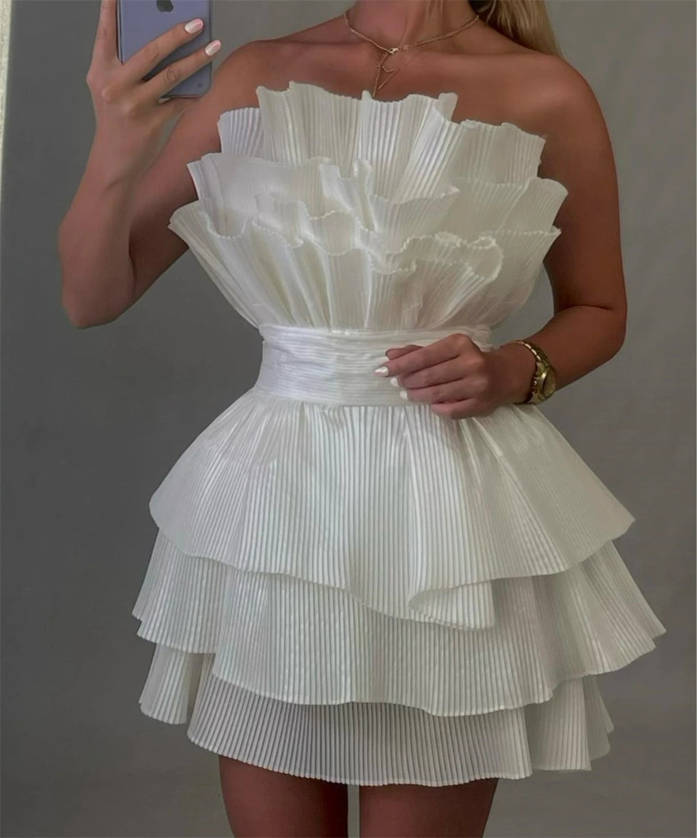 Robe de soirée courte noire irrégulière, tenue d'anniversaire, robe de cocktail, fg8064