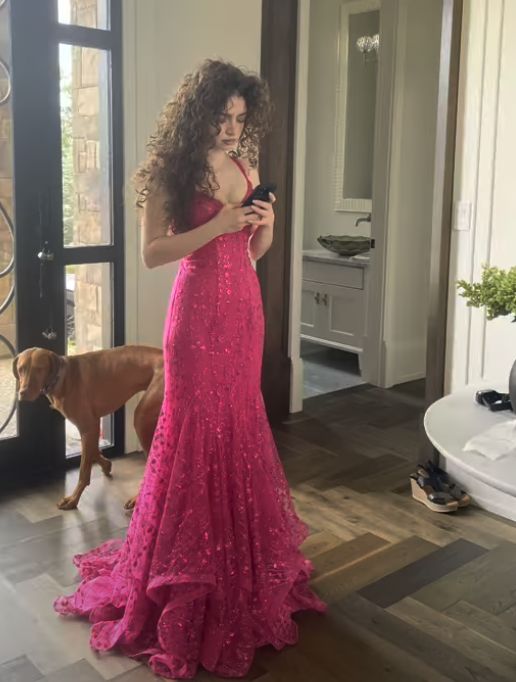 Sexy Mermaid Hot Pink Prom Dress New Arrive Long Party Dress Evening D formalgowns Sexy Mermaid Hot Pink Prom Dress New Arrive Long Party Dress Evening D formalgowns
