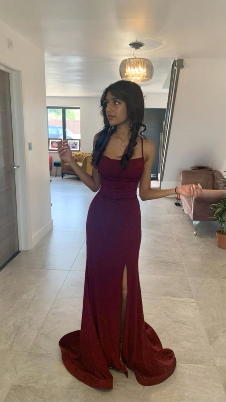 Burgundy dark red glittery prom dress fg6705 formalgowns Burgundy dark red glittery prom dress fg6705 formalgowns