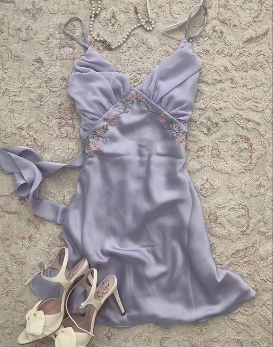 Light Purple V Neck Homecoming Dress,Sexy Party Dress fg5579 formalgowns Light Purple V Neck Homecoming Dress,Sexy Party Dress fg5579 formalgowns