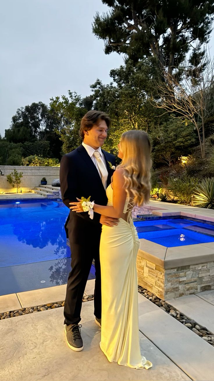 elegant yellow prom dress Cut-Out Long Ruffled Prom Dress: Juliet JT2508A Yellow / 2
