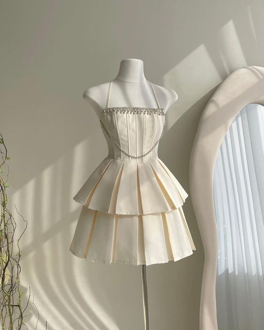 Kurze Homecoming-Kleider für Teenager, heißes Mini-Cocktailparty-Kleid, fg5789