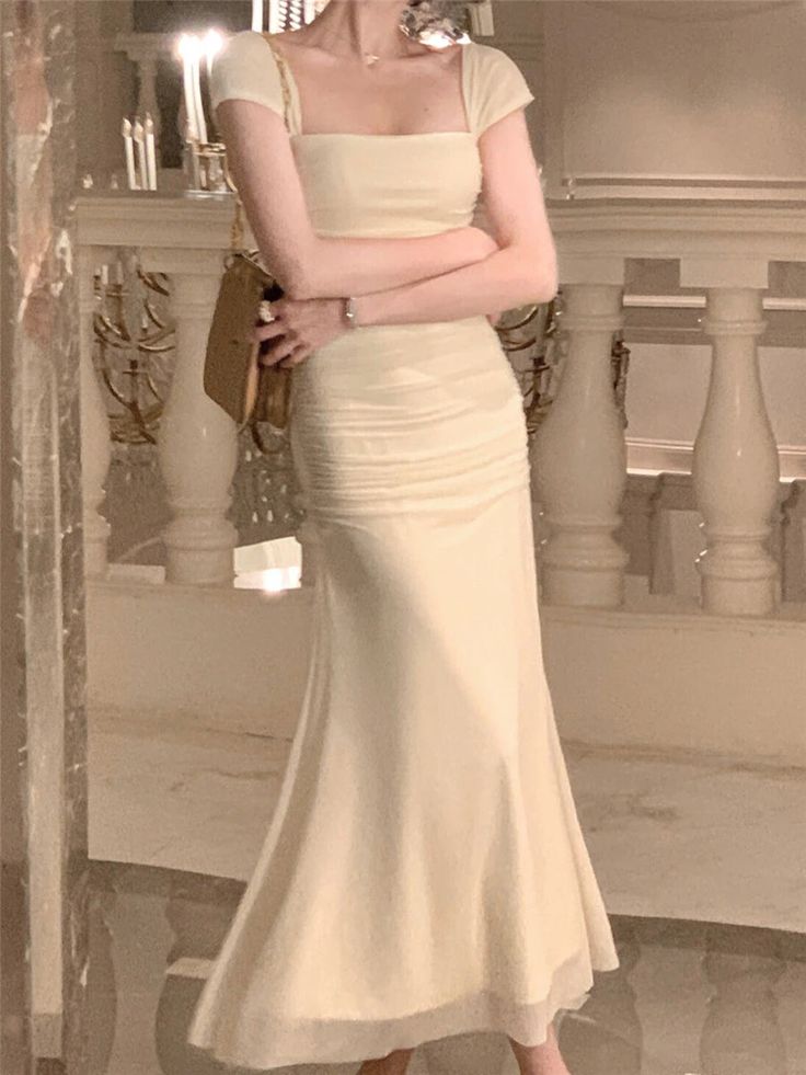 Elegante Sommer Neue Mode Abend Party Vintage Midi Kleider Bodycon Ballkleid fg5847