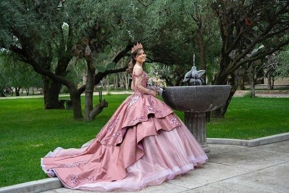 Sparkle Pink Vestidos De 15 Quinceanera Dress Princess Sequin Ball Gown Sweet 15 Birthday Dress fg5678