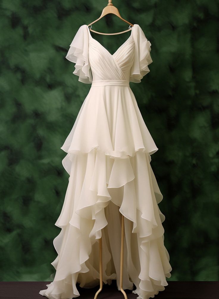 Chiffon High Low Formal Dress Prom Party Evening Dresses fg7678