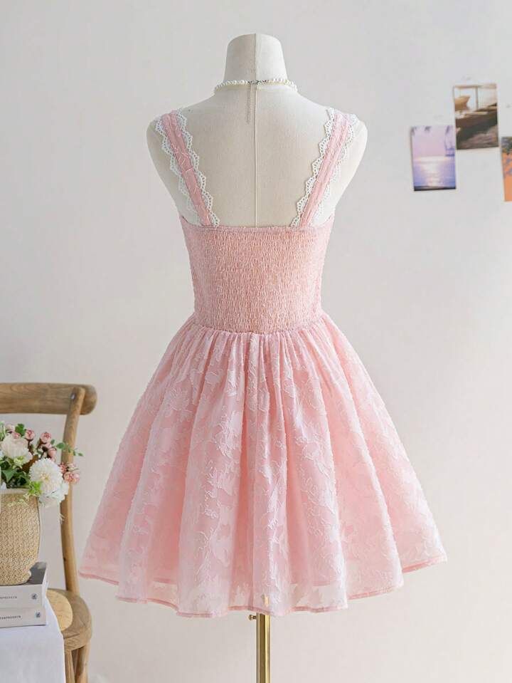 A Line Pink Birthday Outfit Short Evening Dress Short Party Dress Homecoming Dress fg8055