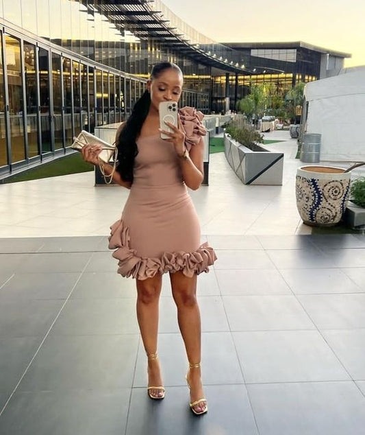 Robe de soirée courte moulante, robe de soirée courte fg6332