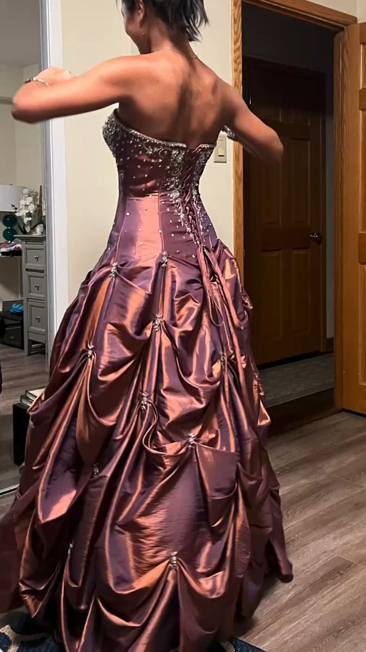 Formal Wear Dresses Gorgeous Strapless A-Line Beading Vintage Long Prom Dress Formal Women's Dresses fg7631