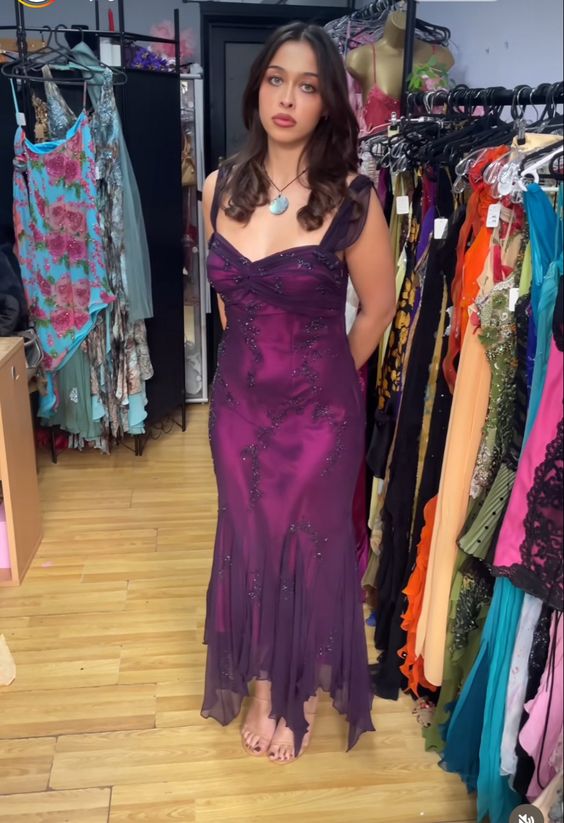 Women's Straps Prom Gown Formal Evening Party Gowns fg6704