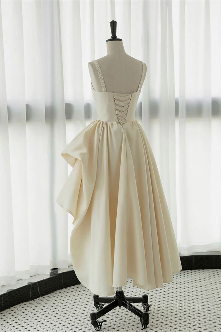 Tea Length Prom Dresses, Tea Length Formal Homecoming Dresses fg5476