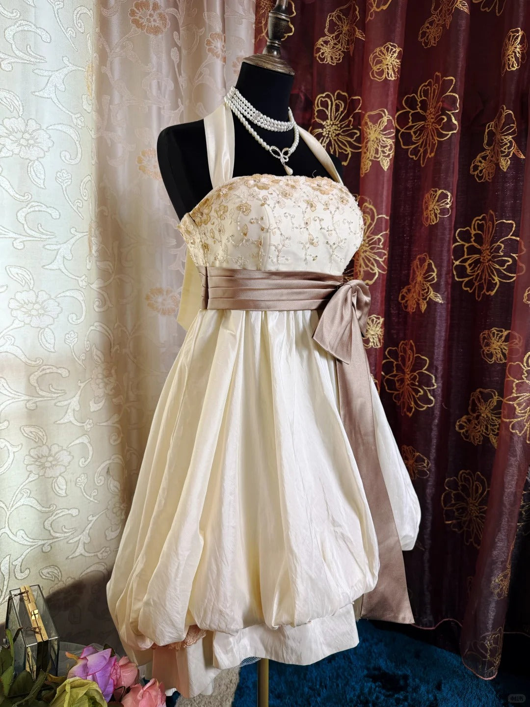 A Line Birthday Outfit Short Evening Dress Short Party Dress Vintage Homecoming Dress fg8087