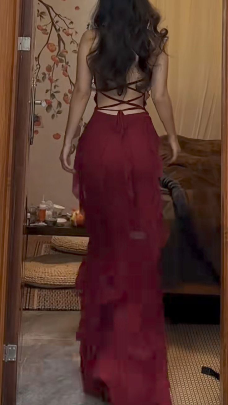 Spaghetti Straps Chiffon Long Prom Dress Formal Evening Dress fg7535