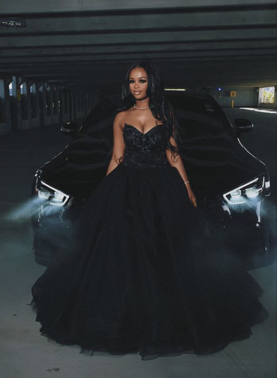 A Line Black Long Prom Dresses, Strapless Evening Party Dress fg5502 formalgowns A Line Black Long Prom Dresses, Strapless Evening Party Dress fg5502 formalgowns