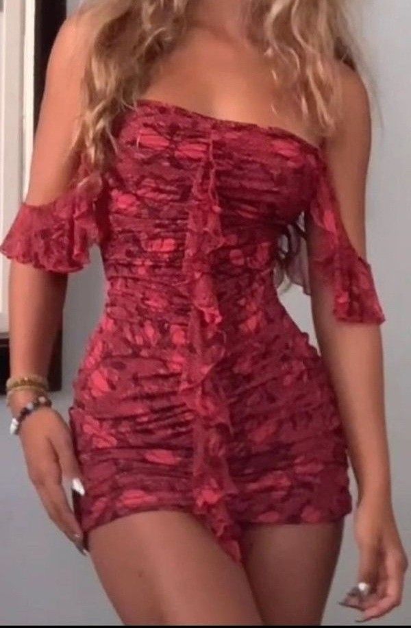 Robe de soirée courte à épaules dénudées, tenue d'anniversaire, robe de cocktail, fg8049