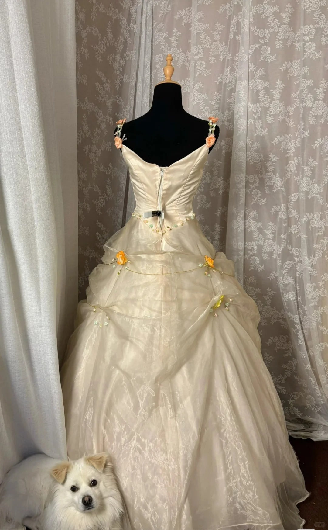 Robe de bal vintage longue bustier verte coupe trapèze fg8037