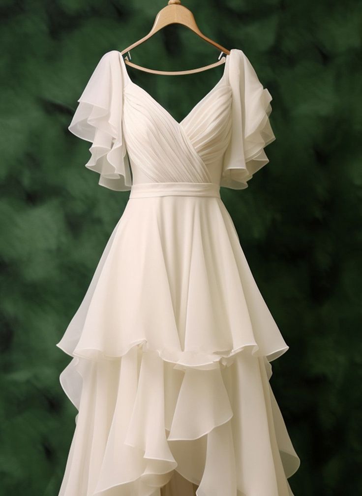 Chiffon High Low Formal Dress Prom Party Evening Dresses fg7678