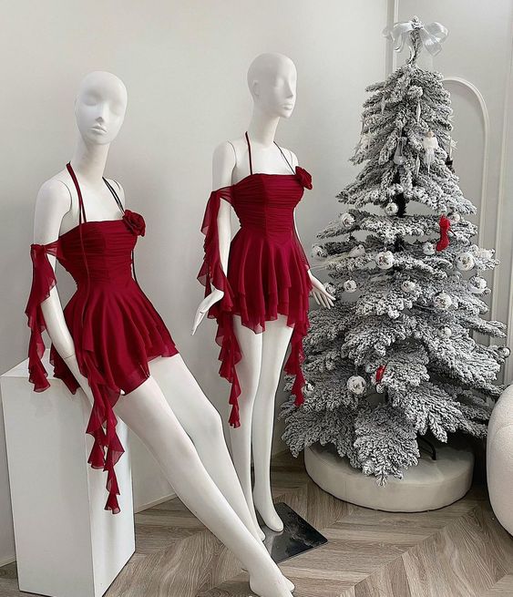 Simple Burgundy Chiffon Birthday Dress Homecoming Dresses fg6195 formalgowns Simple Burgundy Chiffon Birthday Dress Homecoming Dresses fg6195 formalgowns