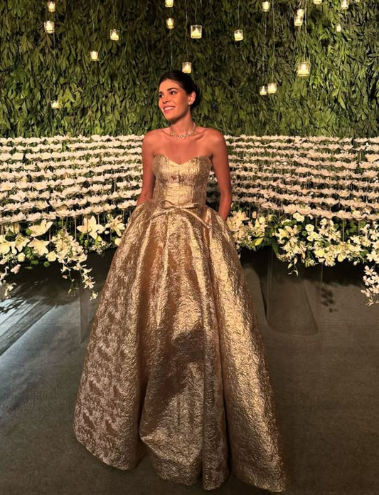 Robe de bal sans manches à col en cœur, robe de soirée élégante fg6474