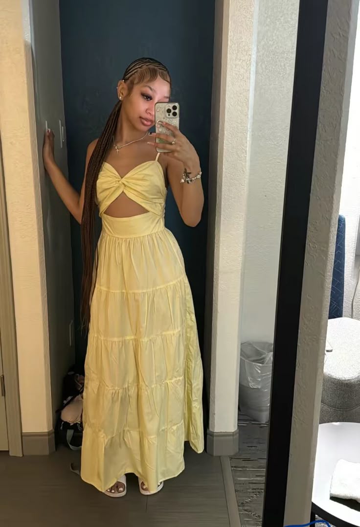 Yellow Fashion Long Prom Dress Evening Party Dresses fg7738