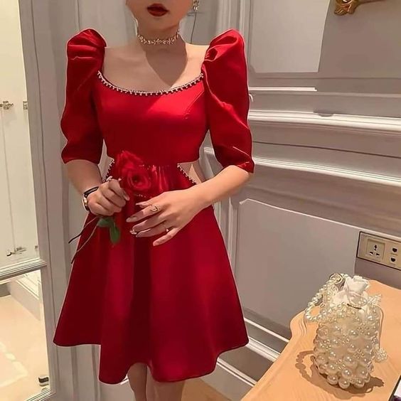 Sexy A line Red Short Prom Party Dress Short Birthday Dress fg6379 formalgowns Sexy A line Red Short Prom Party Dress Short Birthday Dress fg6379 formalgowns