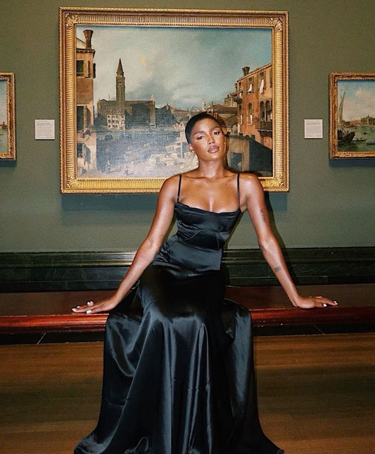 Robe de soirée noire sexy pour filles et femmes, tenue de soirée fg6789