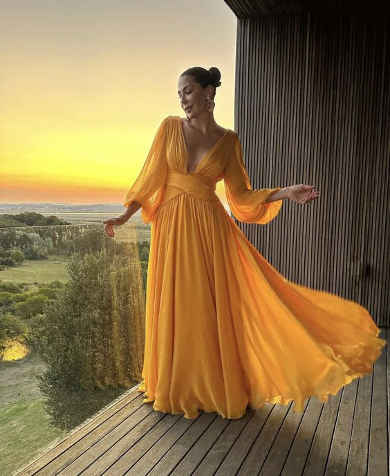Robe de bal simple, robe de soirée longue et formelle fg6284