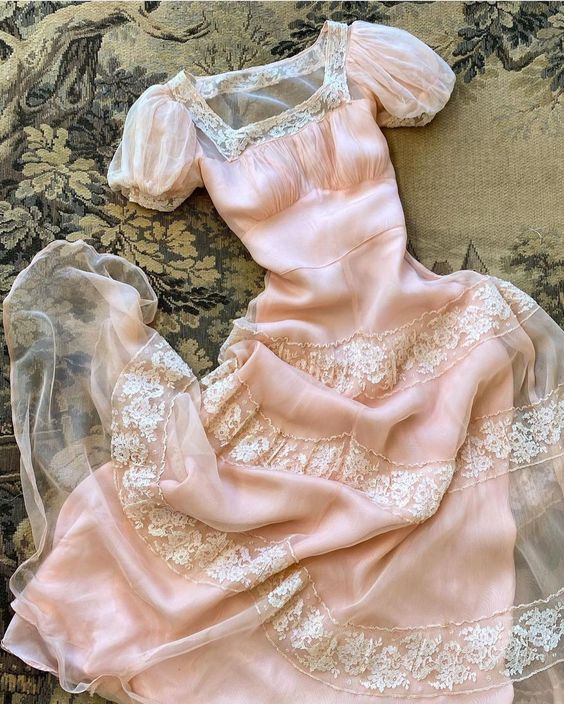 Robe de soirée rose coupe trapèze, fg5586