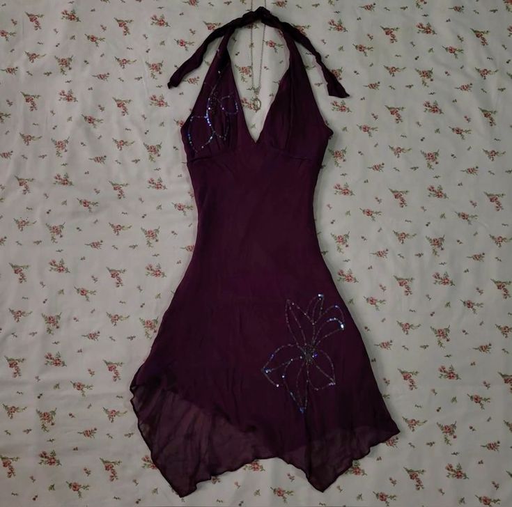 Dark Purple Halter Short Vintage Evening Dress Cocktail Dress fg6538 Dark Purple Halter Short Vintage Evening Dress Cocktail Dress fg6538