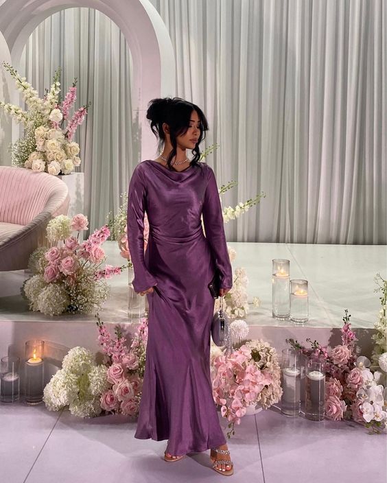 Elegant Purple Dress Prom Long Fall Wedding Guest dress fg5408 formalgowns Elegant Purple Dress Prom Long Fall Wedding Guest dress fg5408 formalgowns