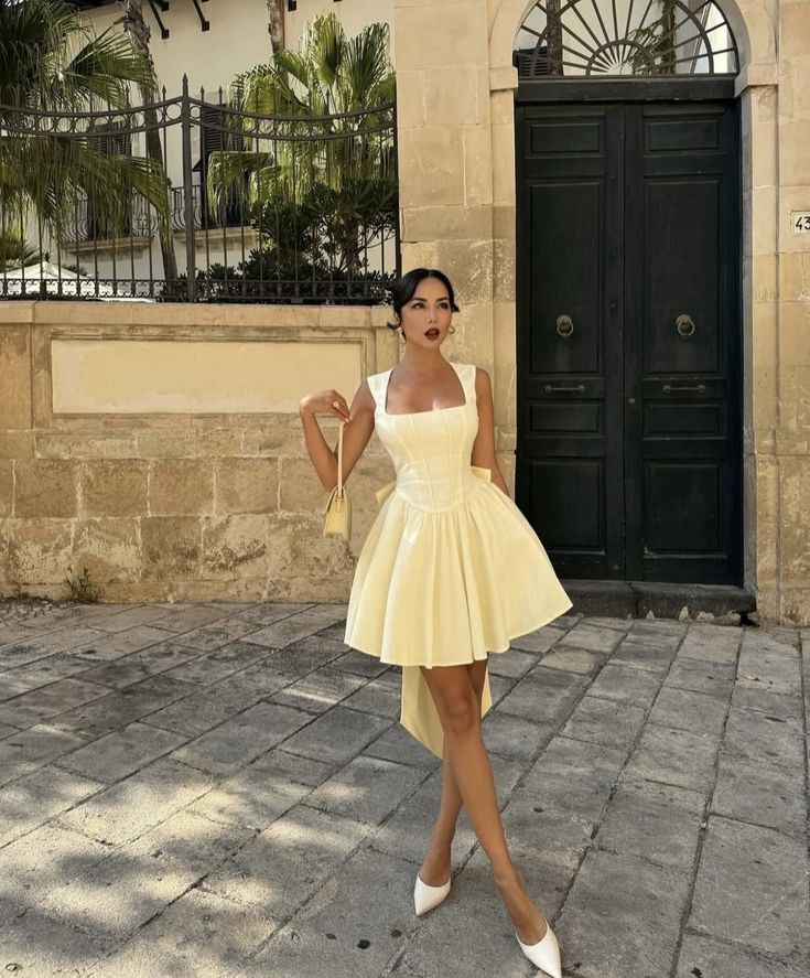 Ärmelloses High-Waist-Minikleid Homecoming-Kleid Kurzes Partykleid fg7801