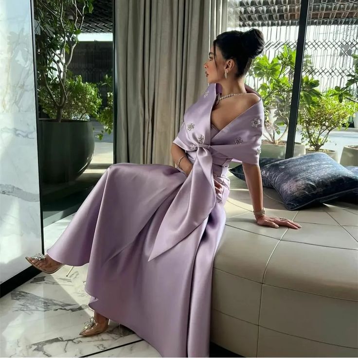 Elegant Satin Evening Dress for Women 2 Piece Strapless Formal Dresses fg5987