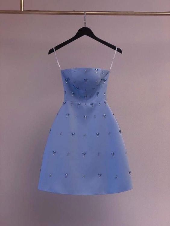 chic a-line blue satin homecoming dress 18th birthday outfits fg5886 formalgowns chic a-line blue satin homecoming dress 18th birthday outfits fg5886 formalgowns