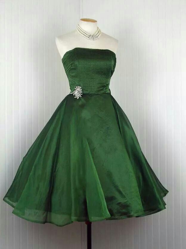 A Line Green Strapless Short Prom Dress Birthday Party Dress Homecomin formalgowns A Line Green Strapless Short Prom Dress Birthday Party Dress Homecomin formalgowns