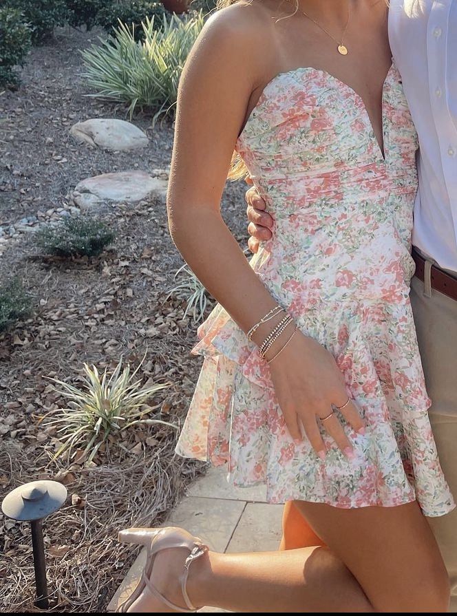 A Line Floral Print Short Prom Dress Birthday Party Dress Homecoming D formalgowns A Line Floral Print Short Prom Dress Birthday Party Dress Homecoming D formalgowns